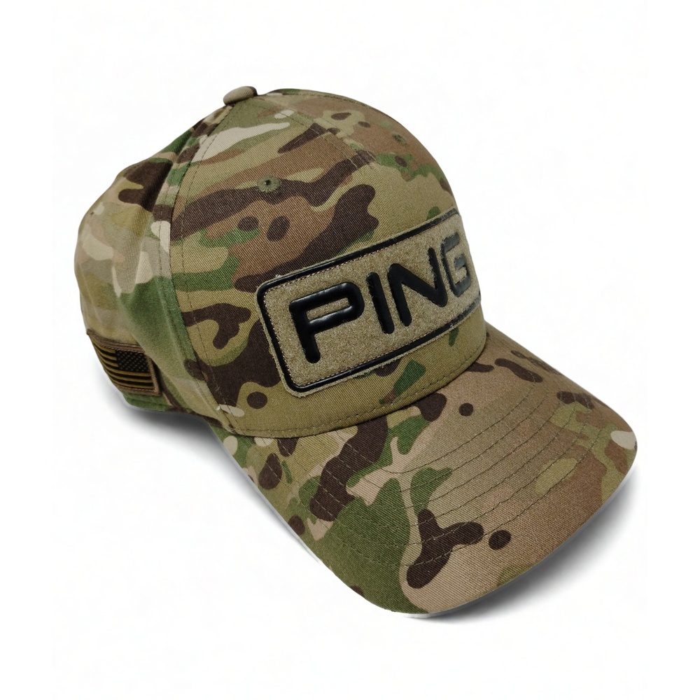 Streetwear Gorpcore Ping Golf Cap Flexfit 110 MultiCam Camo Snapback Mens Cotton